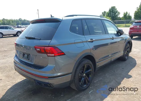 2024 Volkswagen Tiguan 2.0T Se R-Line Black from USA, damaged, VIN 3VV8B7AX2RM195242